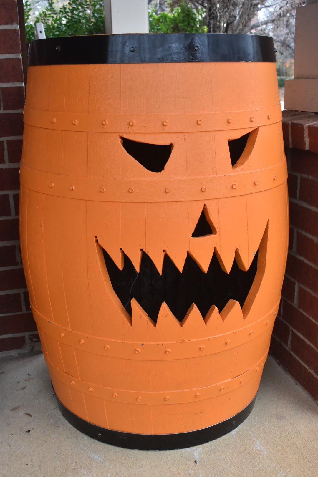 Pumpkin Whiskey Barrel