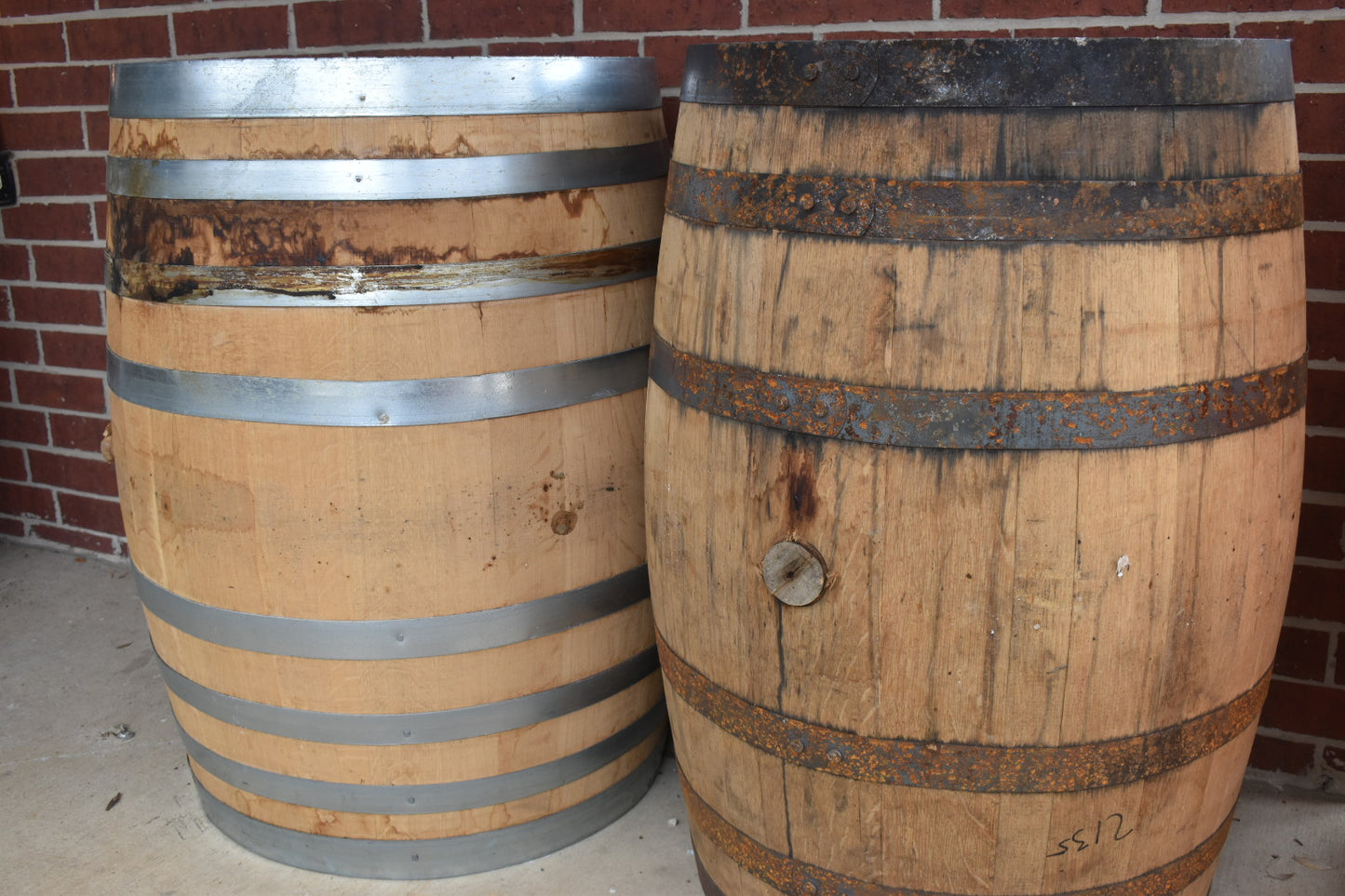 Whiskey and Bourbon Barrels